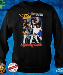 Aerosmith Houston Texas Lightning Strikes hoodie, sweater, longsleeve, shirt v-neck, t-shirt