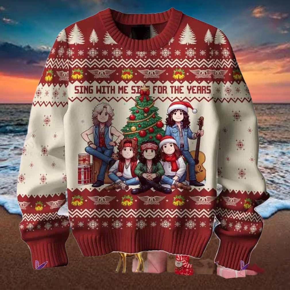 Aerosmith Sing With Me Sing For The Year Chirstmas Gifts 2024 Xmas For Family And Friends Ugly Sweater Aerosmith Sing With Me Sing For The Year Chirstmas Gifts 2024 Xmas For Family And Friends Ugly Sweater