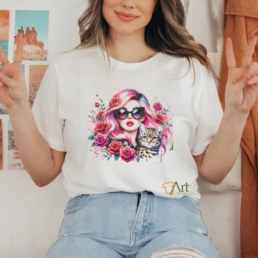 Aesthetic Girl Png, Sublimation Design shirt