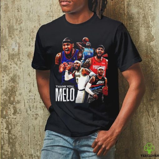After 19 Seasons In The NBA Carmelo Anthony Has Retired Thank you For Everything Vintage T Shirt