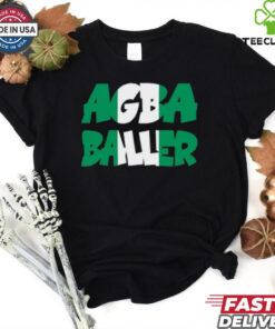 Agba Baller wearing Agba Baller shirt