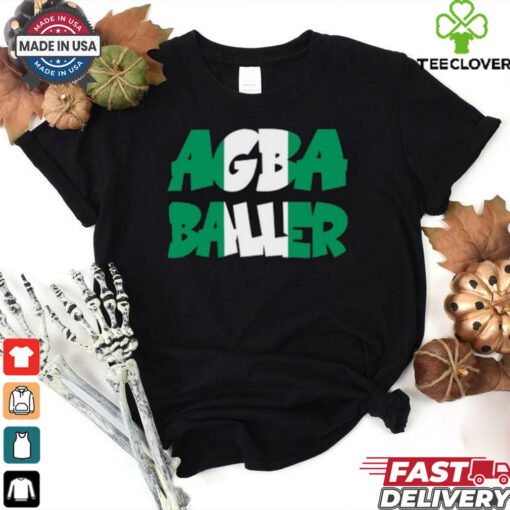 Agba Baller wearing Agba Baller shirt