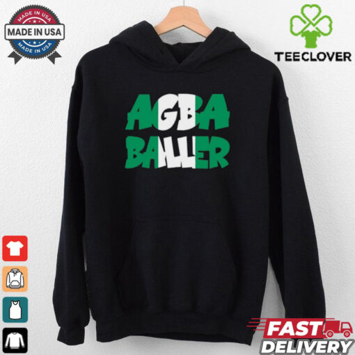 Agba Baller wearing Agba Baller shirt