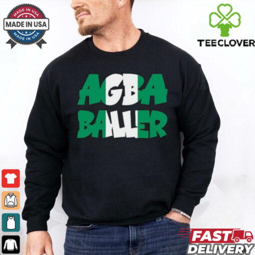 Agba Baller wearing Agba Baller shirt