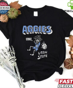 Aggies Usu Skeleton Ball Utah State shirt