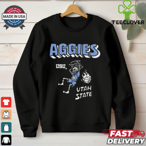 Aggies Usu Skeleton Ball Utah State shirt