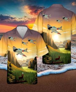 Aichi D3A VAL Japanese WWII dive bomber airplane Hawaiian Shirt All Over Print Summer