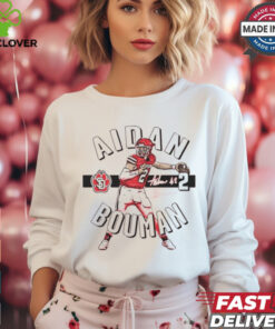 Aidan Bouman South Dakota Illustrated Signature Graphic t shirt