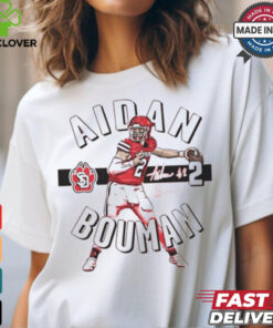 Aidan Bouman South Dakota Illustrated Signature Graphic t shirt 2 Aidan Bouman South Dakota Illustrated Signature Graphic t shirt