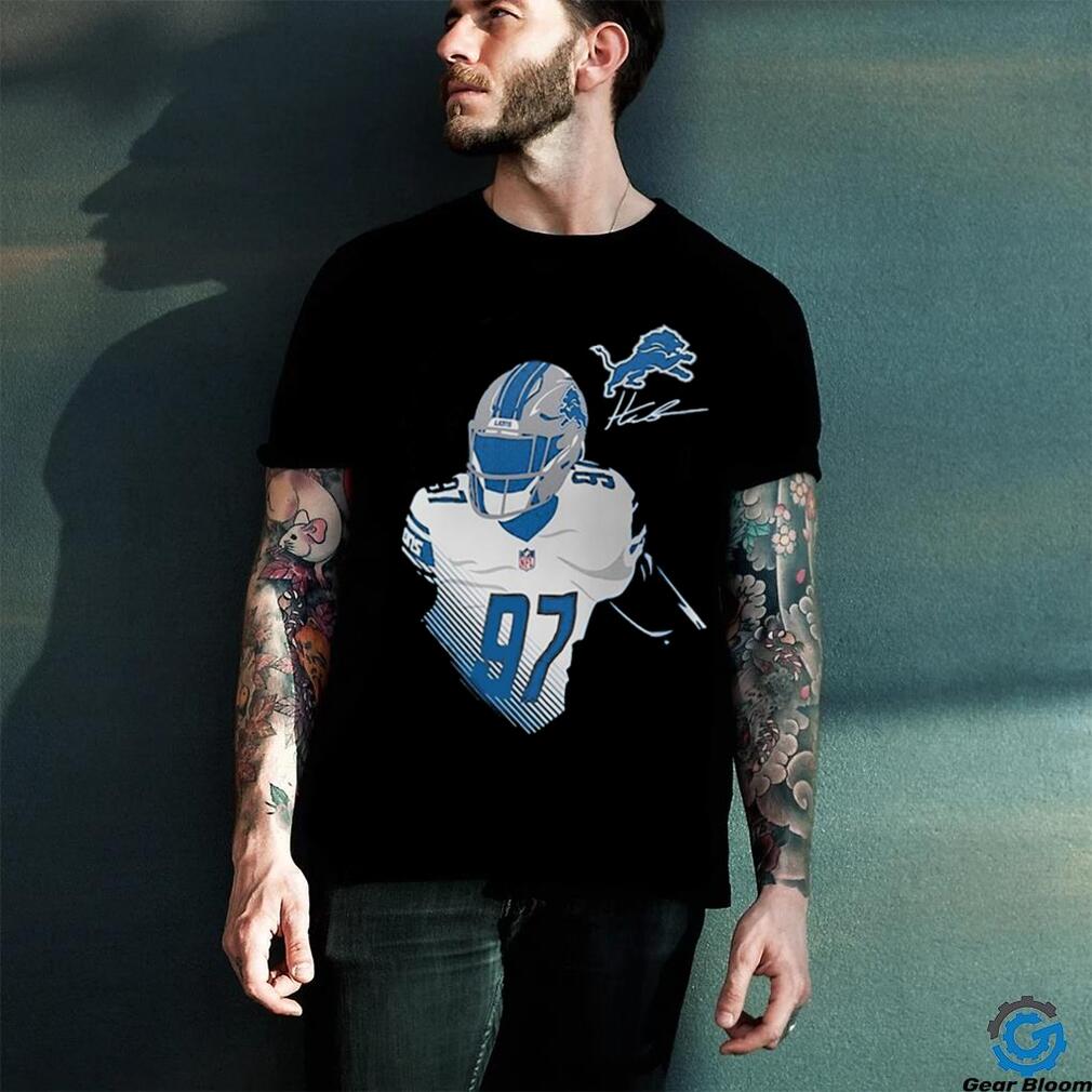 Aidan Hutchinson Detroit Lions Nike Player Signature Shirt Aidan Hutchinson Detroit Lions Nike Player Signature Shirt