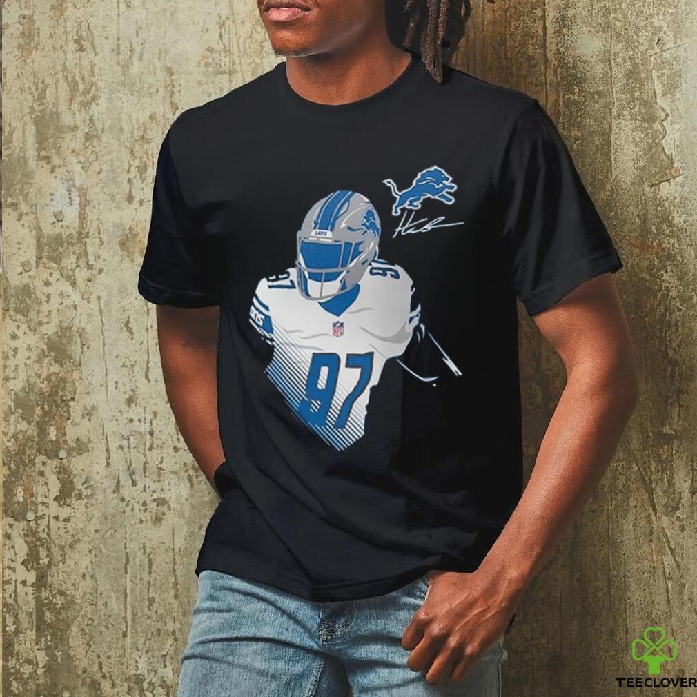 Aidan Hutchinson Detroit Lions Nike Player Signature Shirt Aidan Hutchinson Detroit Lions Nike Player Signature Shirt
