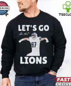 Aidan Hutchinson Let’s Go Detroit Lions NFL 2024 Signature T shirt 1 Aidan Hutchinson Let’s Go Detroit Lions NFL 2024 Signature T shirt