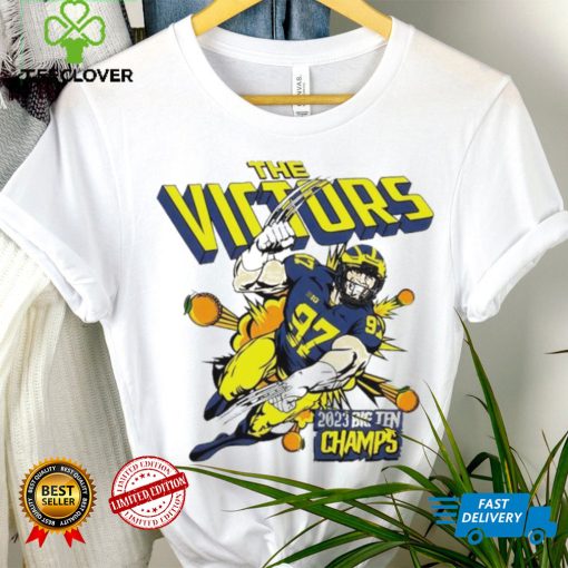 Aidan Hutchinson Michigan Wolverines the victors 2023 Big Ten Champs hoodie, sweater, longsleeve, shirt v-neck, t-shirt