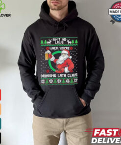 Aint No Laws When Youre Ing With Claus Santa Claus Ugly Shirt