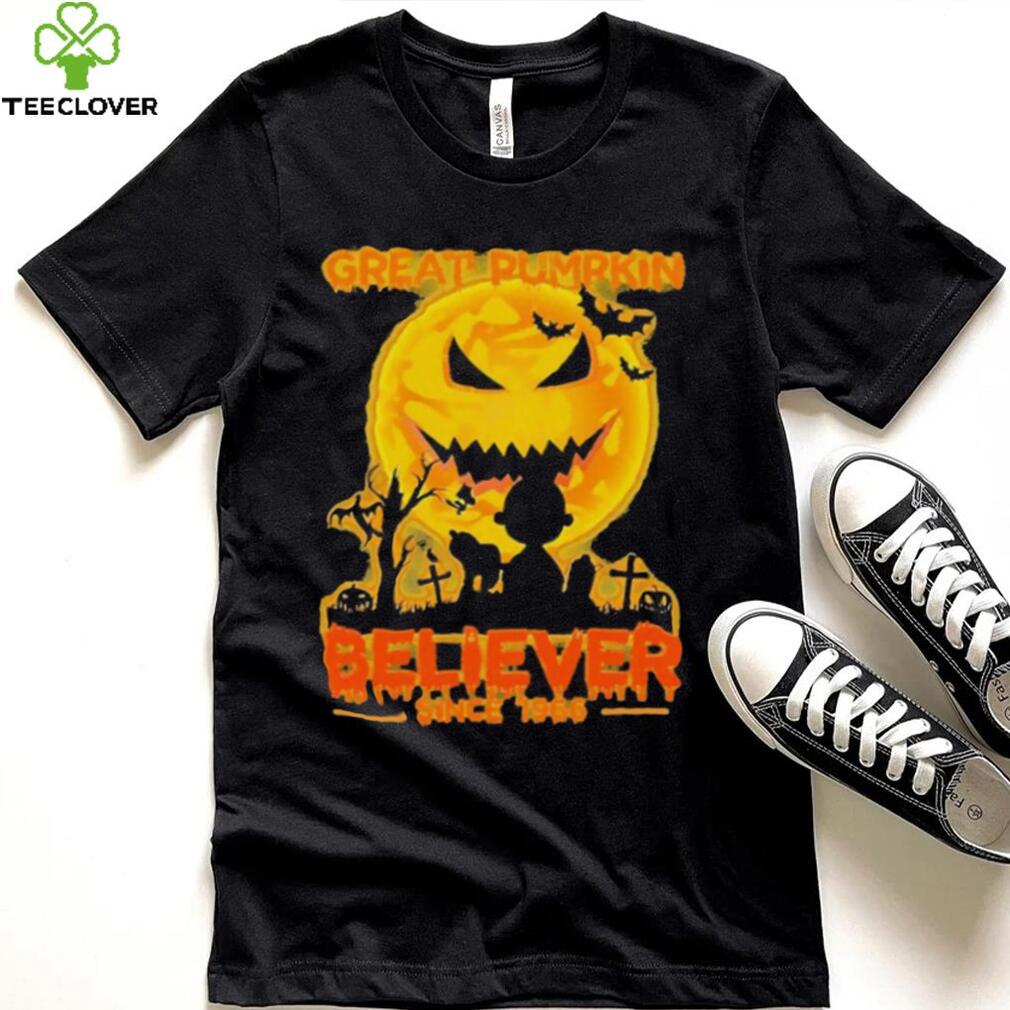 Snoopy And Charlie Brown Great Pumpkin Believer Since 1966 Charlie Brown Halloween Shirt Snoopy And Charlie Brown Great Pumpkin Believer Since 1966 Charlie Brown Halloween Shirt