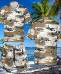 Air Force F 16 Fighting Falcon Hawaiian Shirt Short