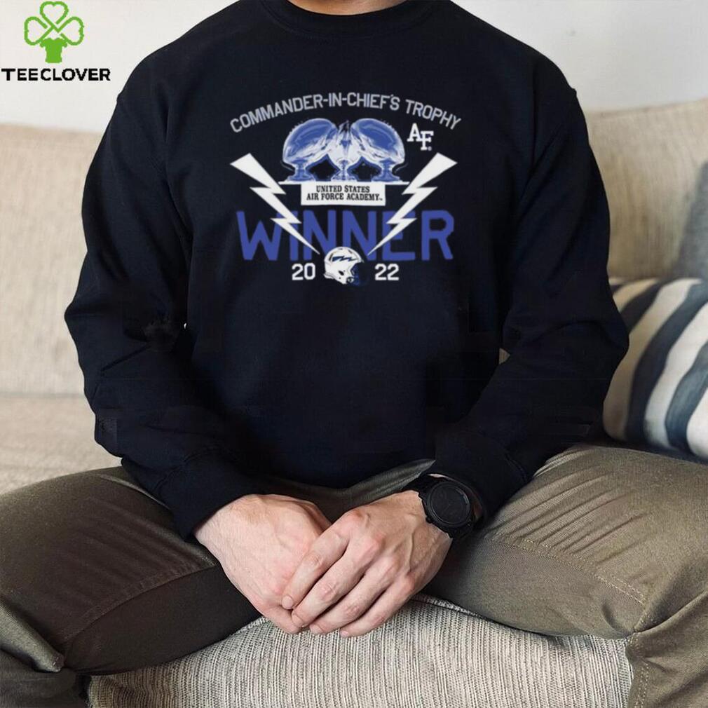 Air Force Falcons 2022 Commander In Chiefs Trophy Winner T Shirt Air Force Falcons 2022 Commander In Chiefs Trophy Winner T Shirt