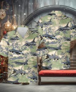 Air Force General Dynamics Fighting Falcon Hawaiian Shirt
