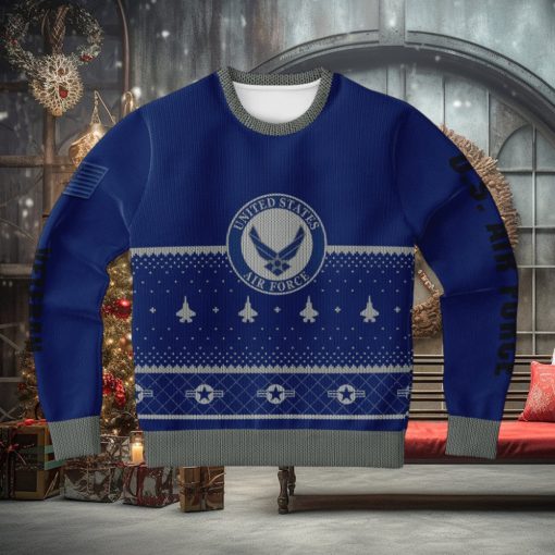 Air Force Veteran Ugly Sweater Sweatshirt