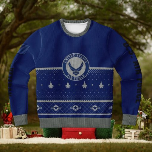 Air Force Veteran Ugly Sweater Sweatshirt