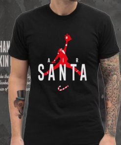 Air Santa Funny Xmas Basketball shirt