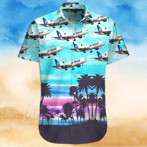 Air Transat Lockheed L 1011 385 1 14 Tristar 150 Hawaiian Shirt Outfit