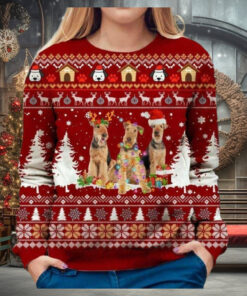 Airedale Terrier Christmas Ugly Sweater