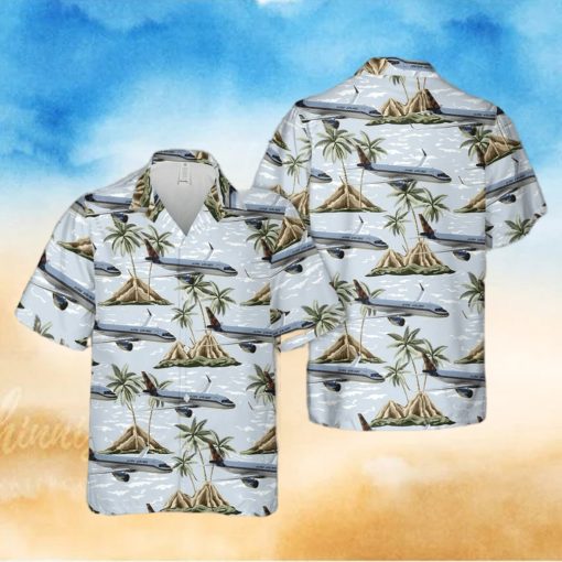 Airlines A320 Neo Flower Livery Hawaiian Shirt