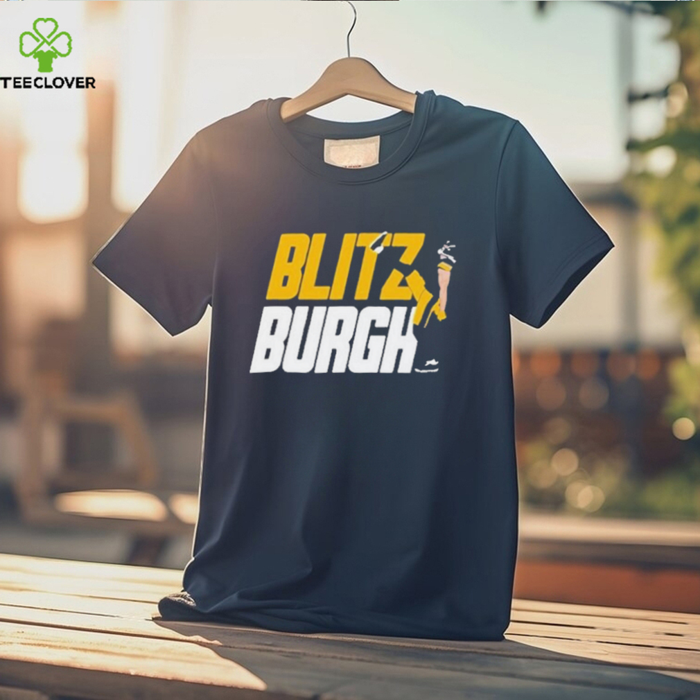 Aj Burnett Wearing Blitz Burgh T Shirt Aj Burnett Wearing Blitz Burgh T Shirt