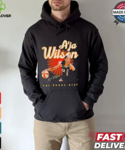 A’ja Wilson 22 Las Vegas Aces signature T Shirt
