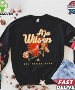 A’ja Wilson 22 Las Vegas Aces signature T Shirt