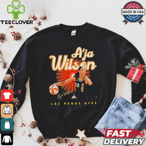 A’ja Wilson 22 Las Vegas Aces signature T Shirt