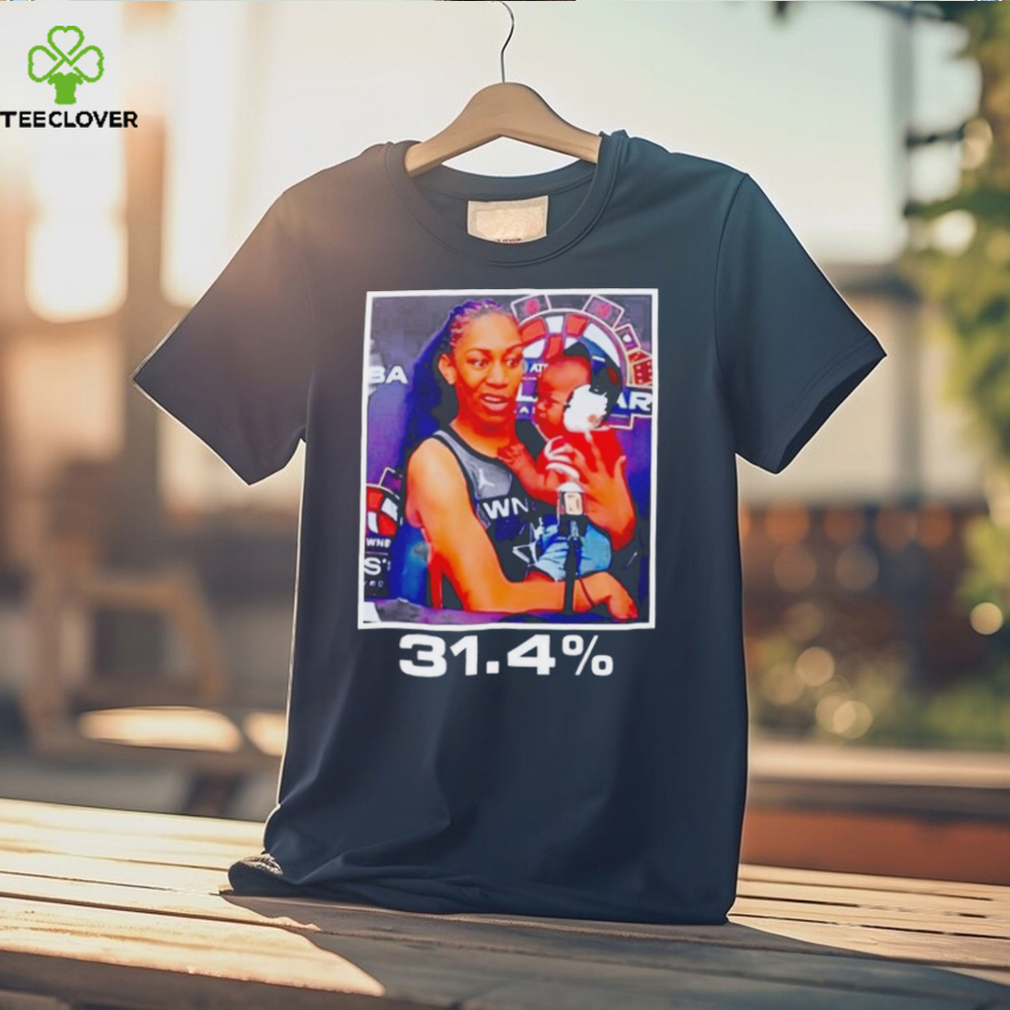 A’ja Wilson 31.4% shirt A’ja Wilson 31.4% shirt