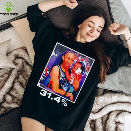 A’ja Wilson 31.4% shirt