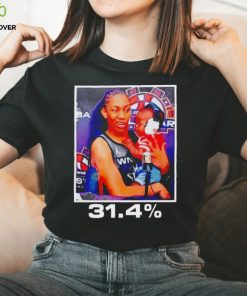 A’ja Wilson 31.4% shirt