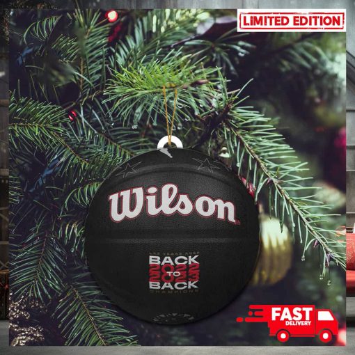 A’ja Wilson Las Vegas Aces 2023 WNBA Finals Champions Collector’s Edition Basketball Christmas Tree Decorations Ornament