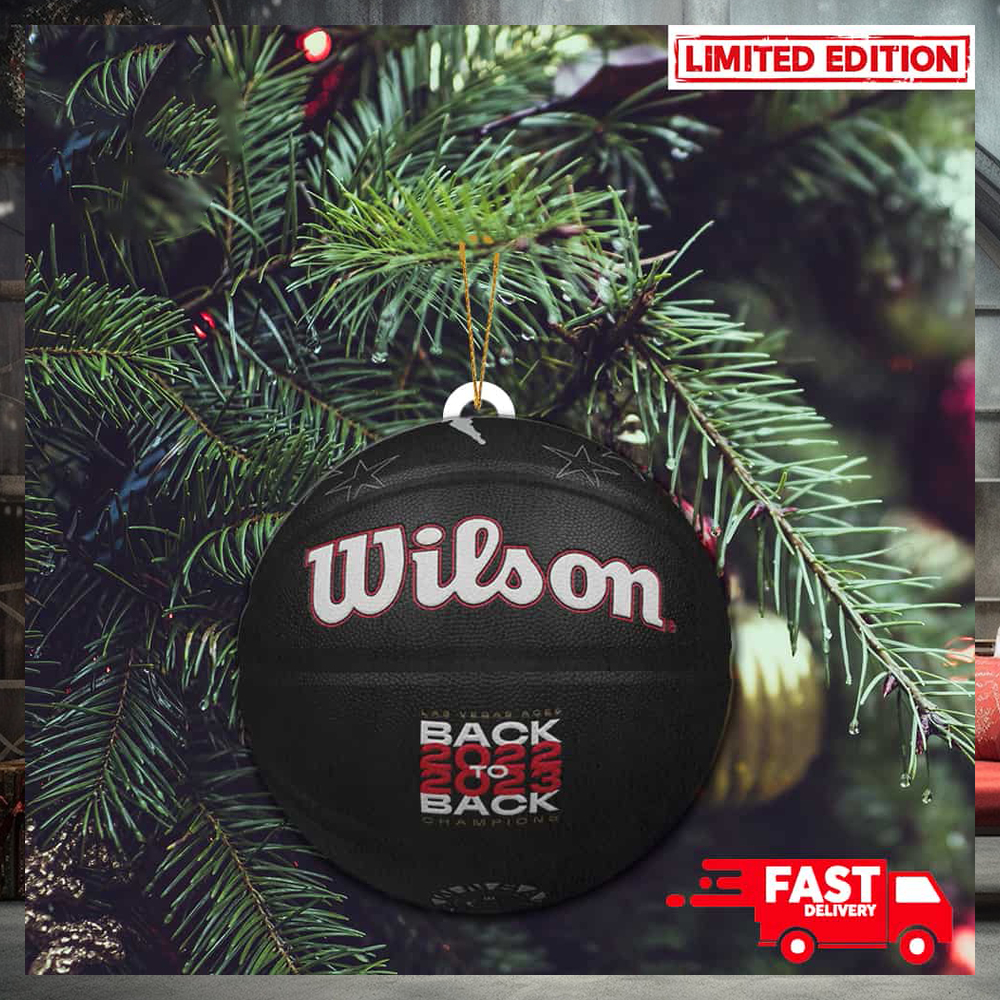 A’ja Wilson Las Vegas Aces 2023 WNBA Finals Champions Collector’s Edition Basketball Christmas Tree Decorations Ornament A’ja Wilson Las Vegas Aces 2023 WNBA Finals Champions Collector’s Edition Basketball Christmas Tree Decorations Ornament