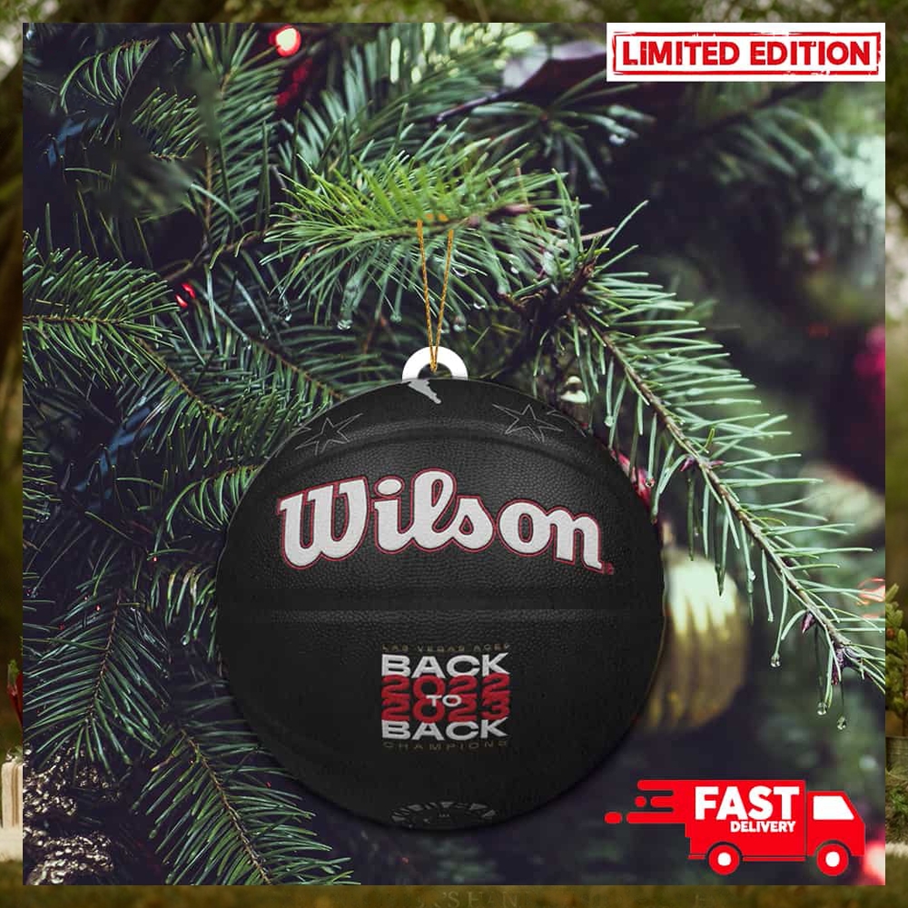 A’ja Wilson Las Vegas Aces 2023 WNBA Finals Champions Collector’s Edition Basketball Christmas Tree Decorations Ornament A’ja Wilson Las Vegas Aces 2023 WNBA Finals Champions Collector’s Edition Basketball Christmas Tree Decorations Ornament