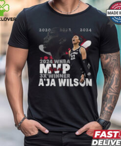 A’ja Wilson Las Vegas Aces Stadium Essentials 2024 WNBA MVP 3X Winner Graphic t shirt