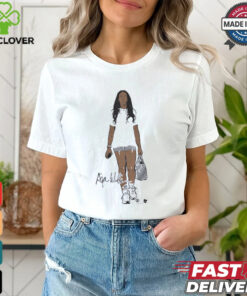A’ja wilson white shirt