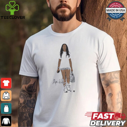 A’ja wilson white shirt