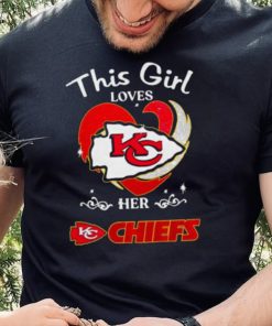 Kansas City Chiefs T Shirt This Girl Loves Her Kansas City Chiefs Football2