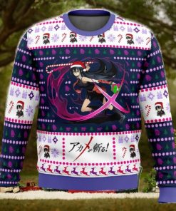 Akame ga Kill Akame Attack Ugly Christmas Sweater Funny Gift For Men And Women Fans