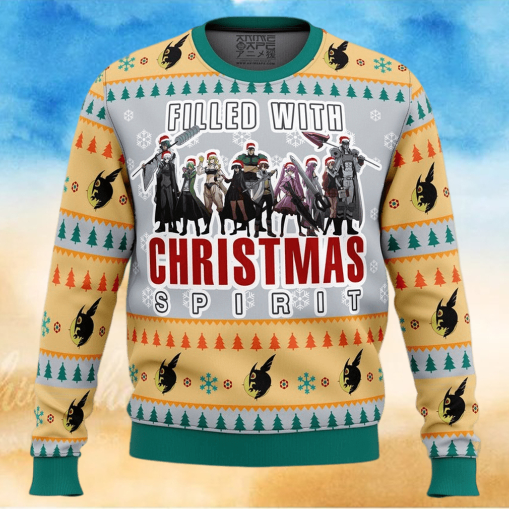 Akame ga Kill Night Raid Ugly Christmas Sweater Akame ga Kill Night Raid Ugly Christmas Sweater