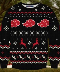 Akatsuki Christmas Unisex Wool Sweater Ugly Christmas Sweater 3D