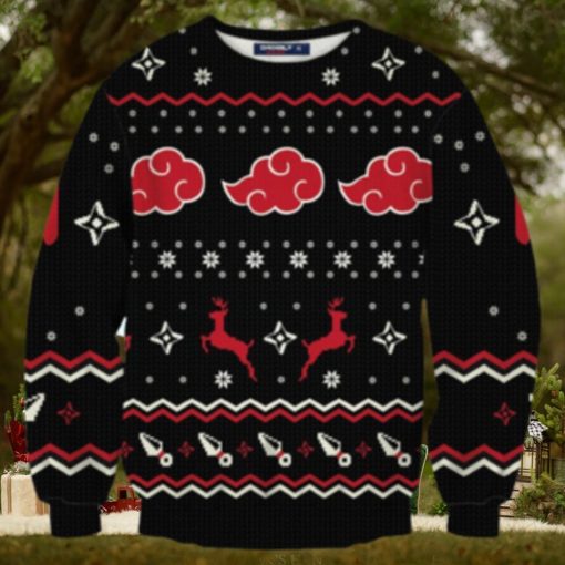 Akatsuki Christmas Unisex Wool Sweater Ugly Christmas Sweater 3D
