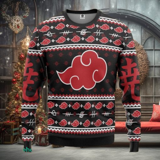 Akatsuki Ugly Christmas Anime Custom Ugly Sweater 3D Gift For Men And Women