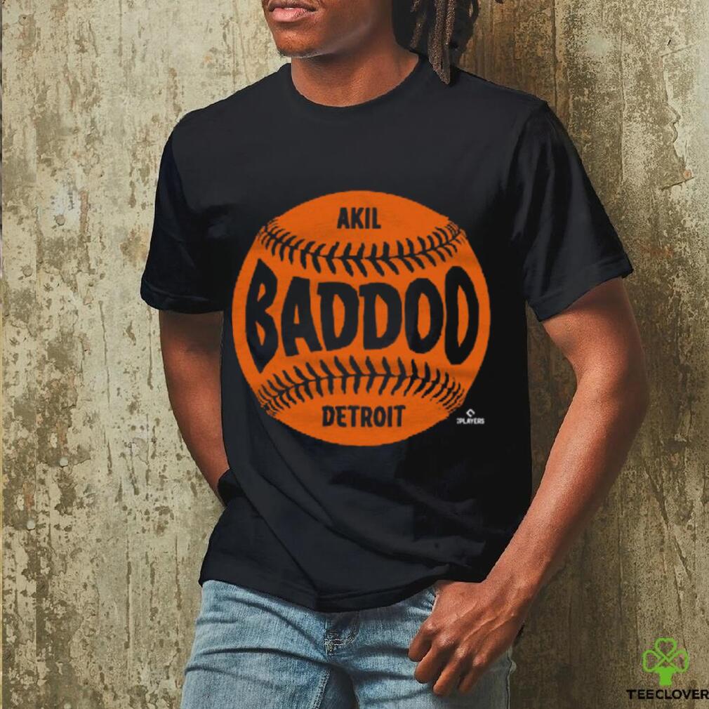 Akil Baddoo Detroit Baseball WHT shirt - Teeclover