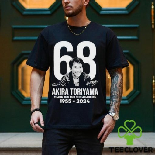 Akira Toriyama 68 Thank You for the memories 1955 2024 Signature Shirt