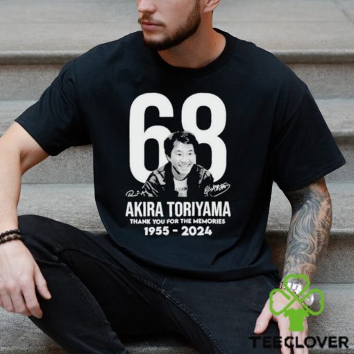 Akira Toriyama 68 Thank You for the memories 1955 2024 Signature Shirt